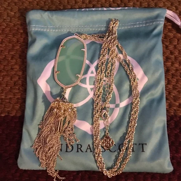 Kendra Scott Rayne Chalcedon gold - Picture 2 of 4